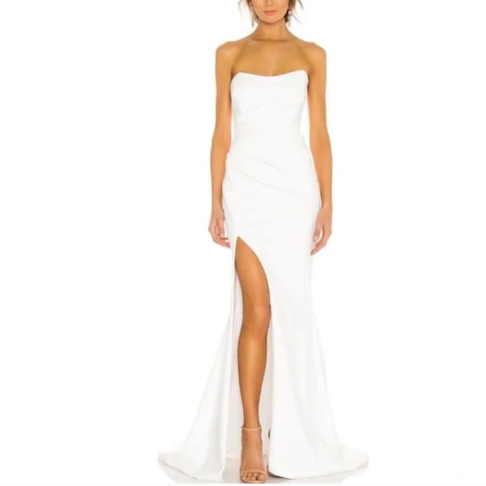 Revolve Small Divinity Gown Strapless Trumpet Gown